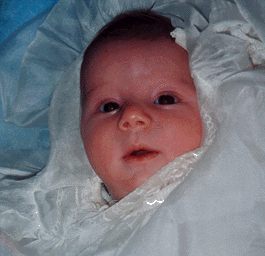 Reed in his Christening Dress